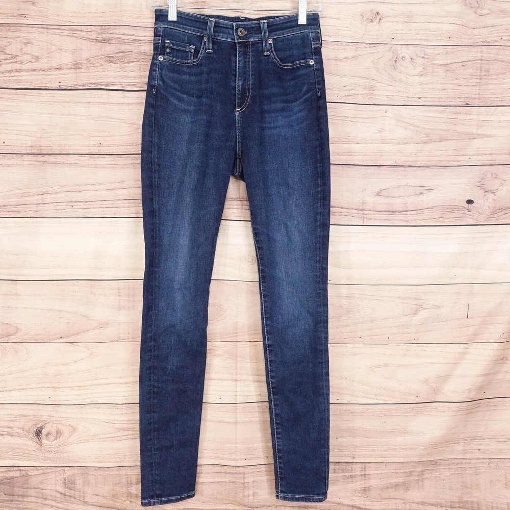 AG Adriano Goldschmied The Mila High-Rise Skinny Jeans Womens 26R Blue‎